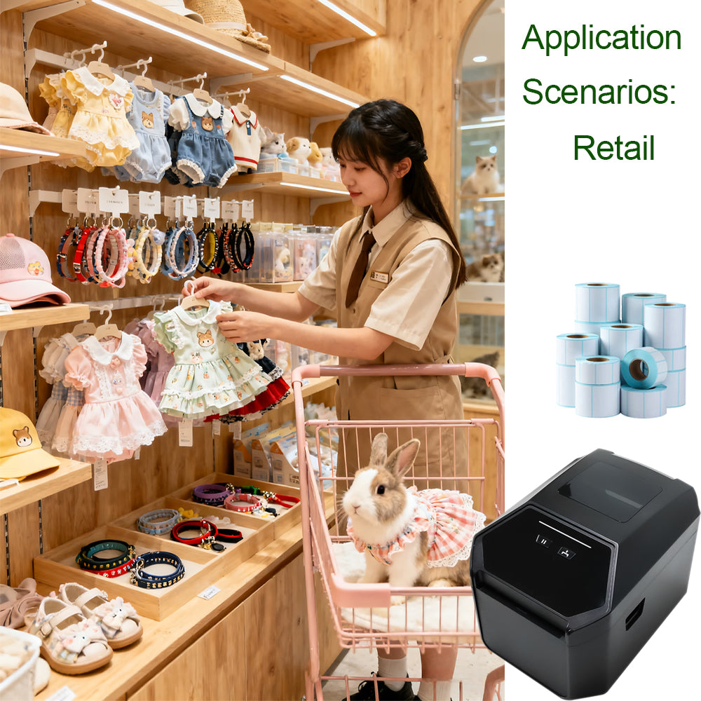 POS Printer M903 Thermal USB / LAN / Serial / Blue Tooth Price Bill Wall Hanging Kitchen 80mm Barcode Thermal Receipt Printer