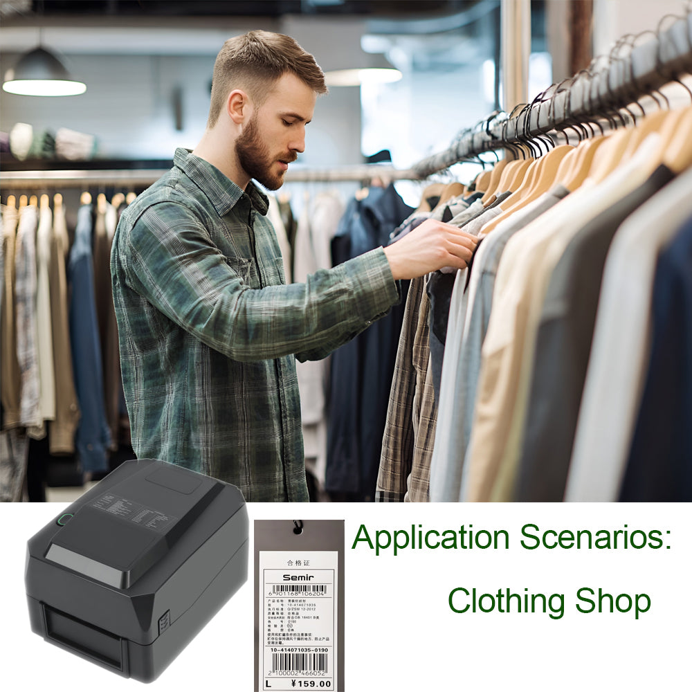 POS Printer Thermal DY600 USB / LAN / Serial / Blue Tooth Price Bill Wall Hanging Kitchen 105mm Barcode Thermal Receipt Printer