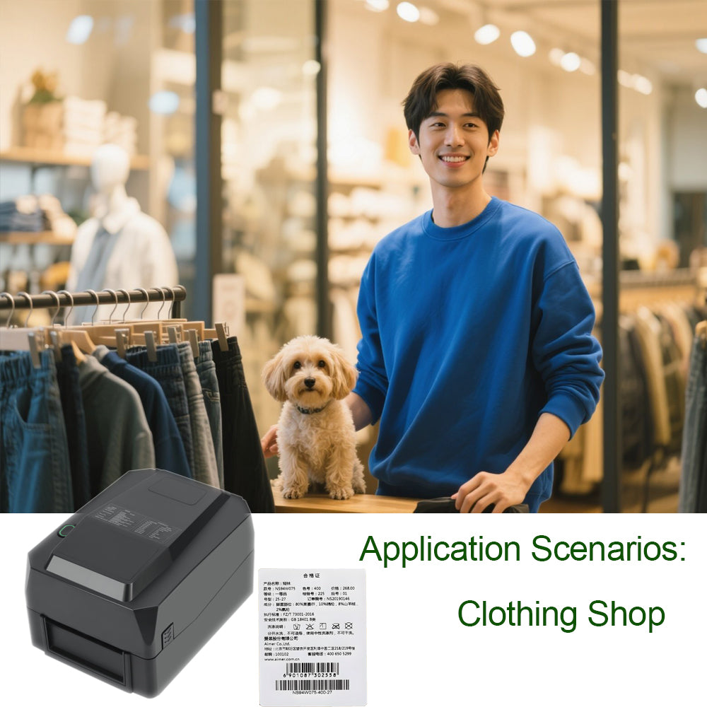 POS Printer Thermal DY300 USB / LAN / Serial / Blue Tooth Price Bill Wall Hanging Kitchen 108mm Barcode Thermal Receipt Printer