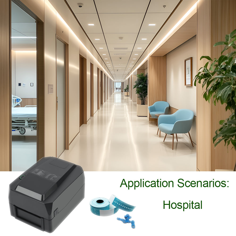 POS Printer Thermal DY200 USB / LAN / Serial / Blue Tooth Price Bill Wall Hanging Kitchen 104mm Barcode Thermal Receipt Printer