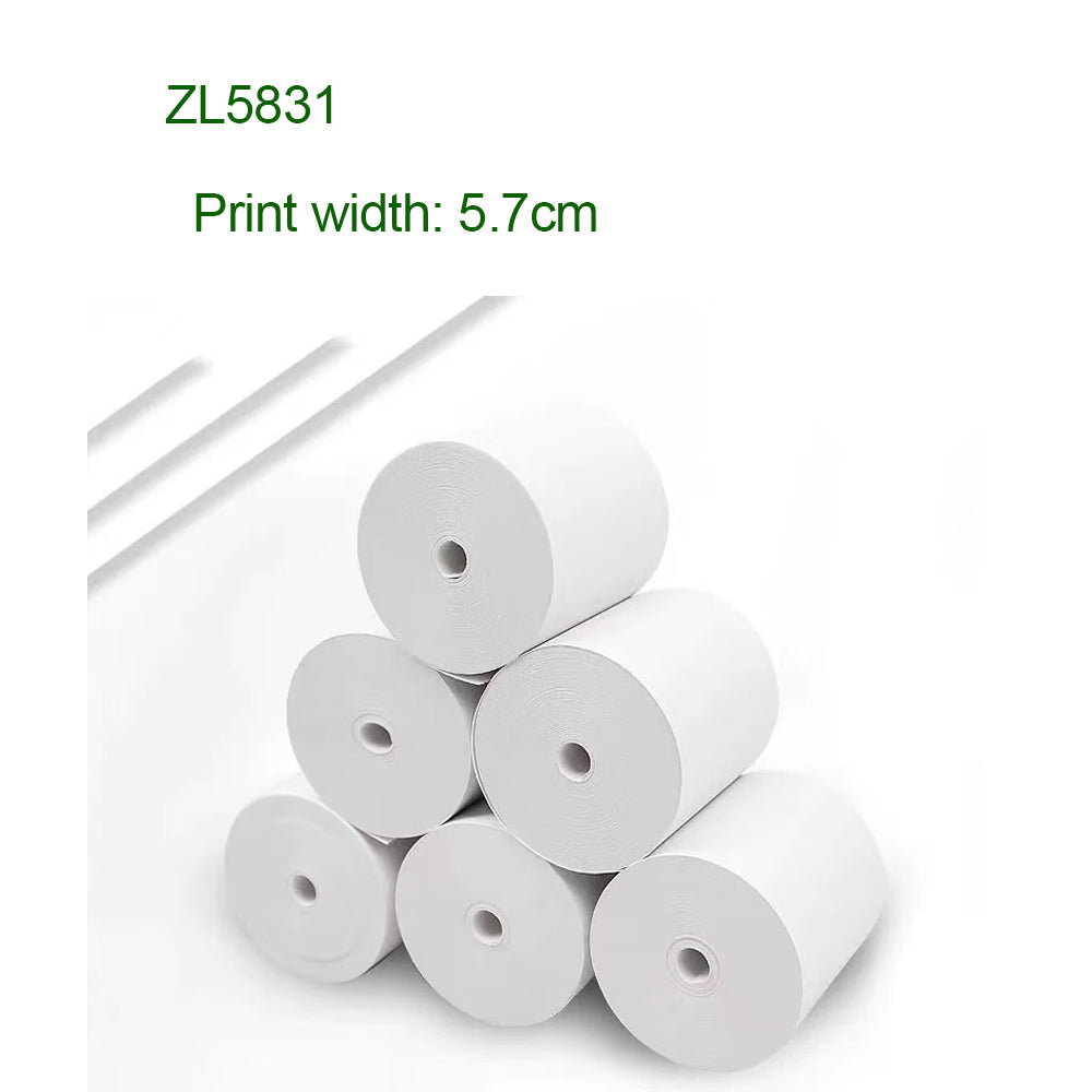 Factory Mini Bluetooth Portable Thermal Printer ZL5831 Wireless Receipt Label 48mm Barcode Printer