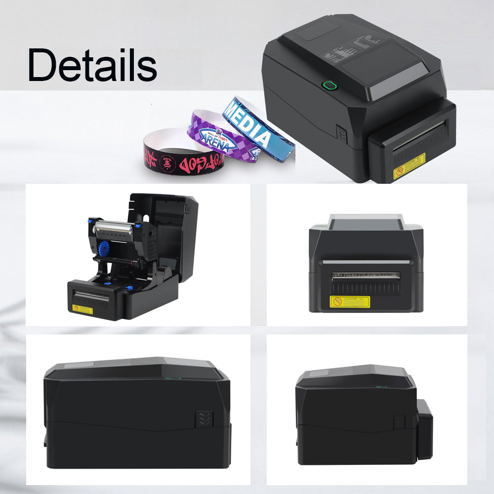 POS Printer Thermal DY200 USB / LAN / Serial / Blue Tooth Price Bill Wall Hanging Kitchen 104mm Barcode Thermal Receipt Printer