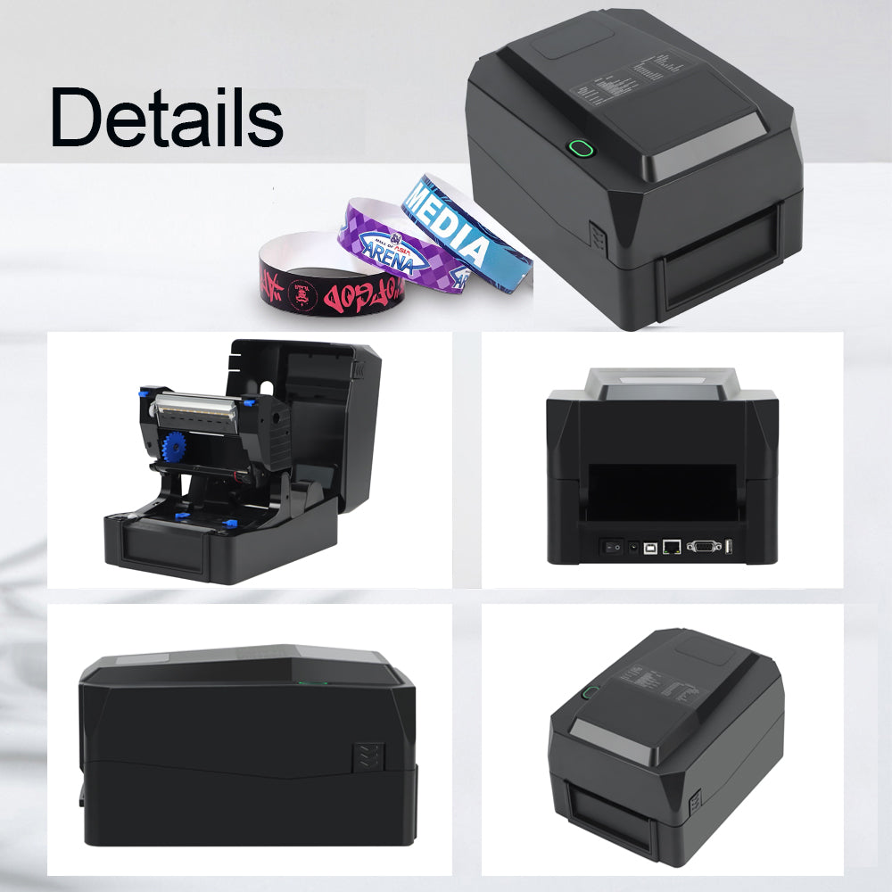 POS Printer Thermal DY200 USB / LAN / Serial / Blue Tooth Price Bill Wall Hanging Kitchen 104mm Barcode Thermal Receipt Printer